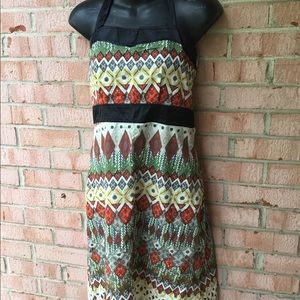 Summer dress with halter tie